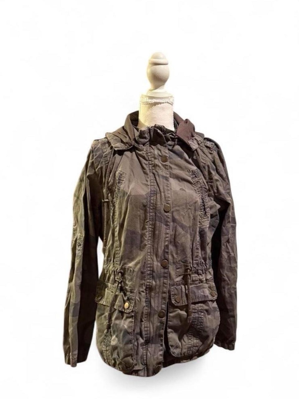 Camo Snobbish Brand Utility Jacket